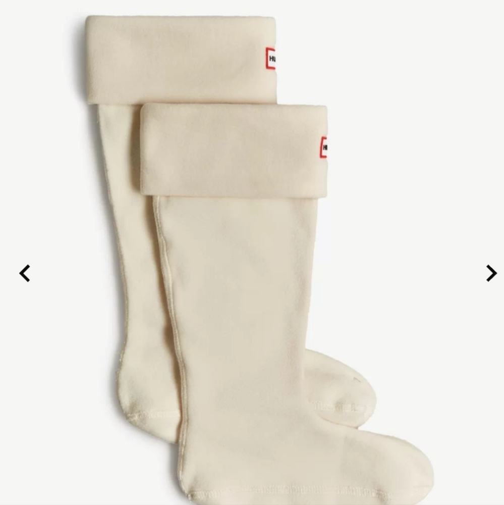 Hunter boot roll cuff socks